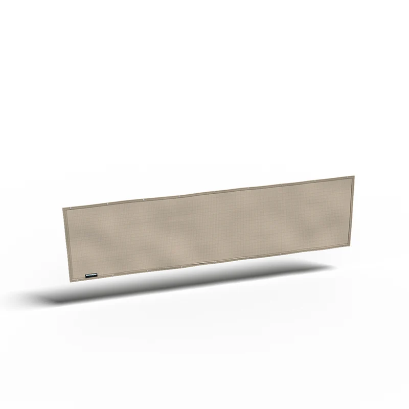 Platinum Sun & Shade Coolfit balkondoek, 500x80cm, Ecru wit