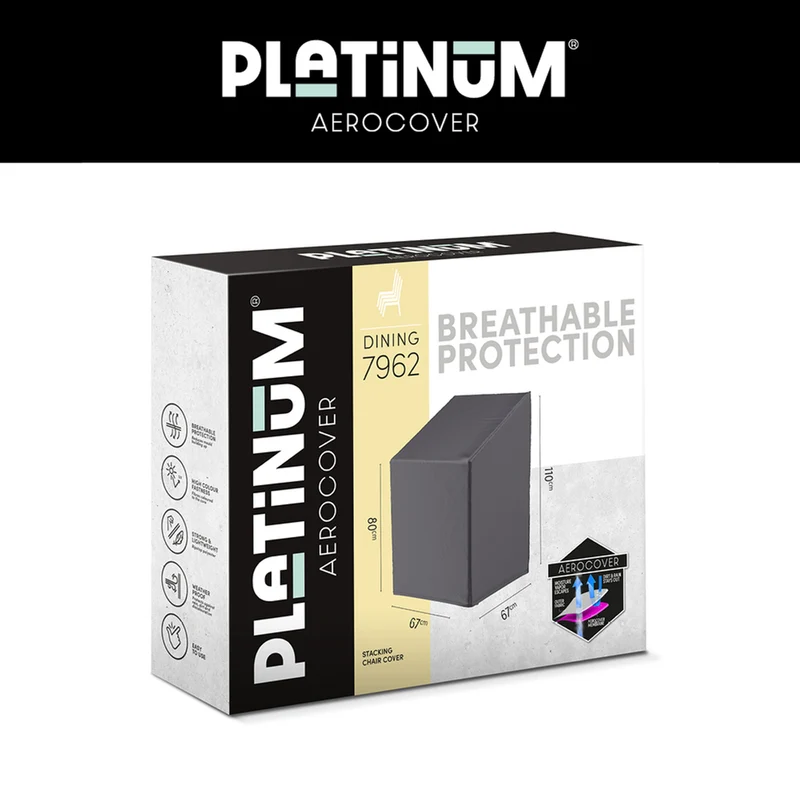 Platinum AeroCover Stapelstoelhoes/ gasveerstoelhoes 67x67xH80/110