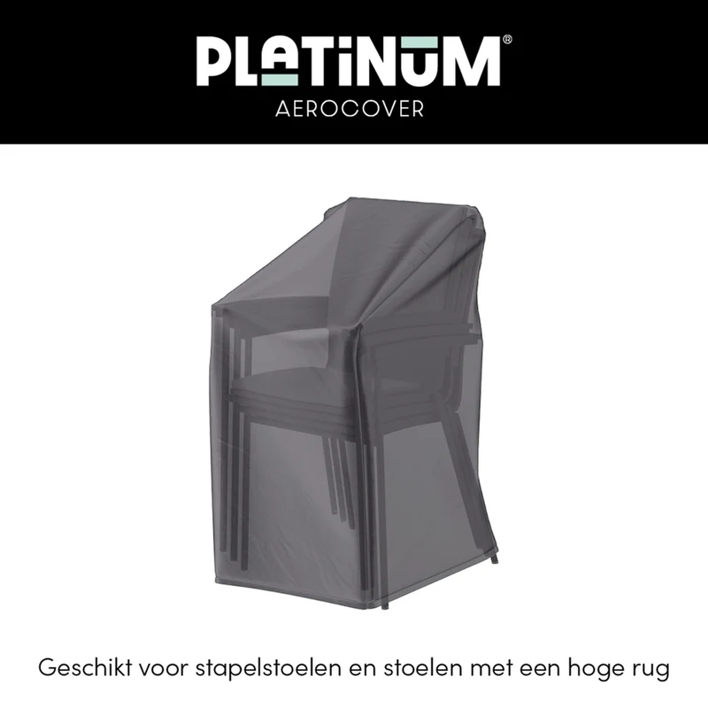Platinum AeroCover Stapelstoelhoes/ gasveerstoelhoes 67x67xH80/110
