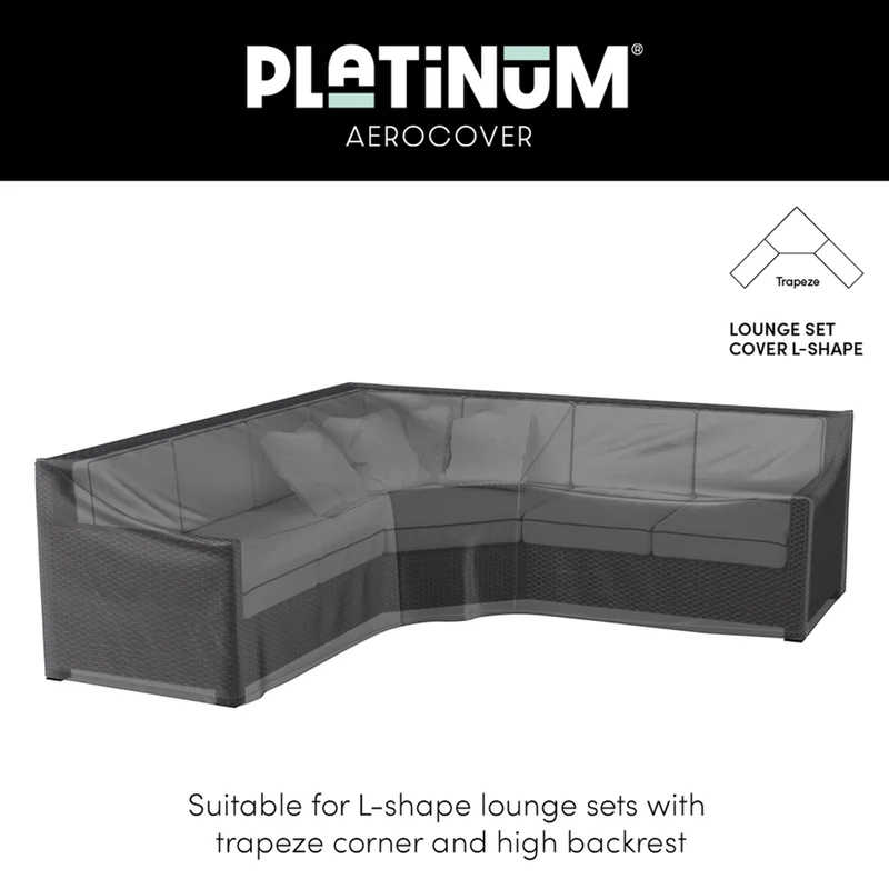 Platinum AeroCover Loungesethoes hoekset trapeze 255x255x85xH65/90