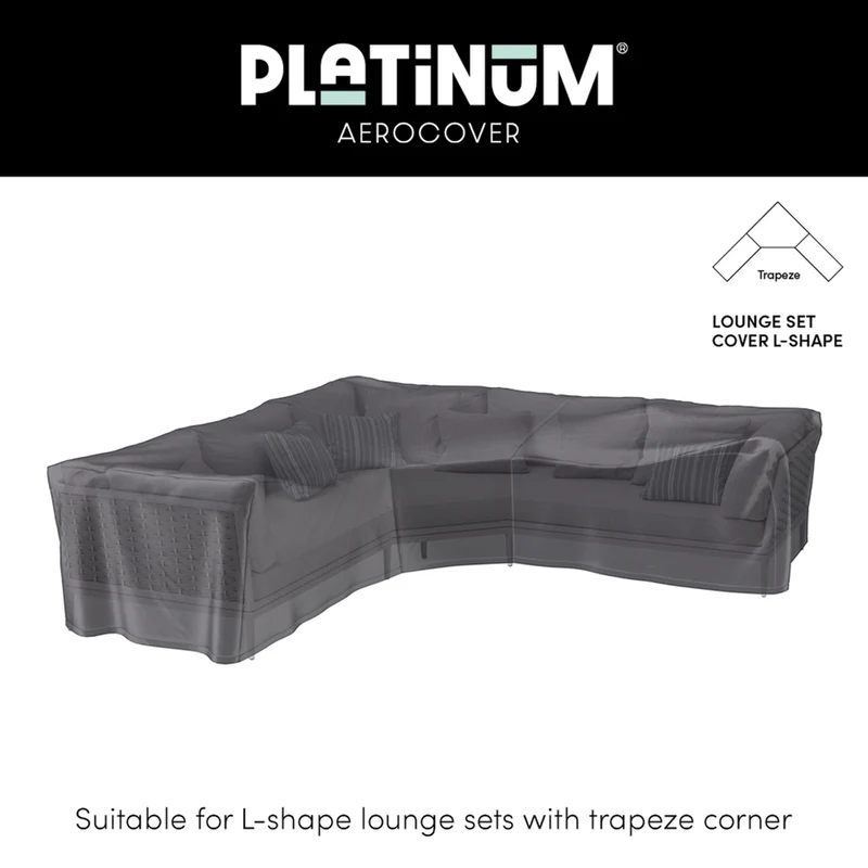 Platinum AeroCover Loungesethoes hoekset trapeze 270x270x100xH70