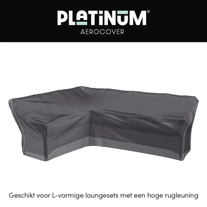 Platinum AeroCover Loungesethoes hoekset links 355x275x100xH65/90