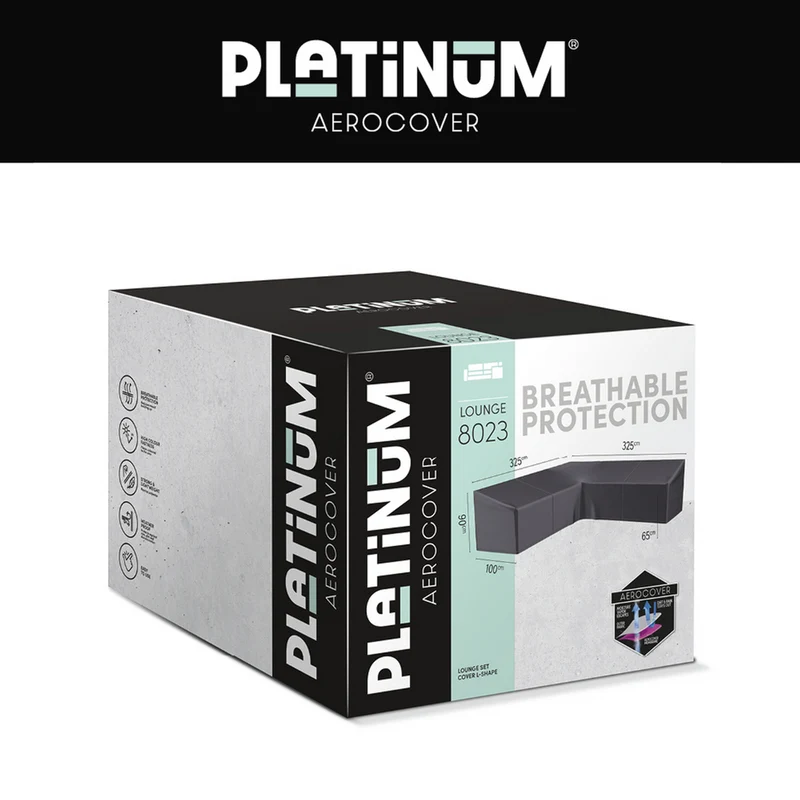 Platinum AeroCover Loungesethoes hoekset 325x325x100xH65/90