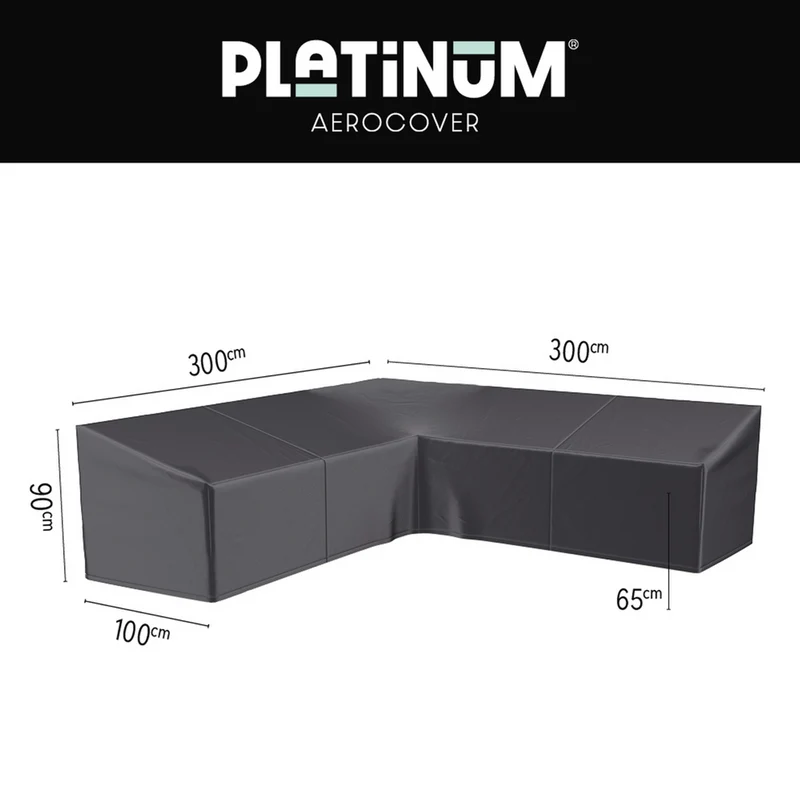 Platinum AeroCover Loungesethoes hoekset 300x300x100xH65/90