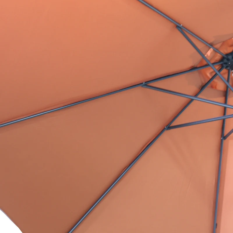 Garden Impressions Lotus parasolset Ø300 cm koper met voet en hoes