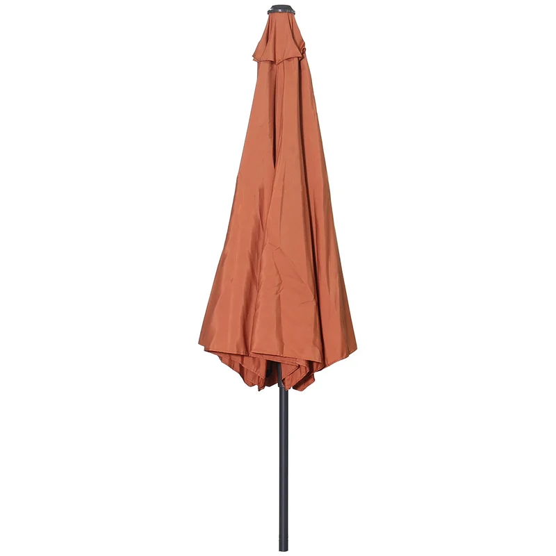 Garden Impressions Lotus parasolset Ø300 cm koper met voet en hoes