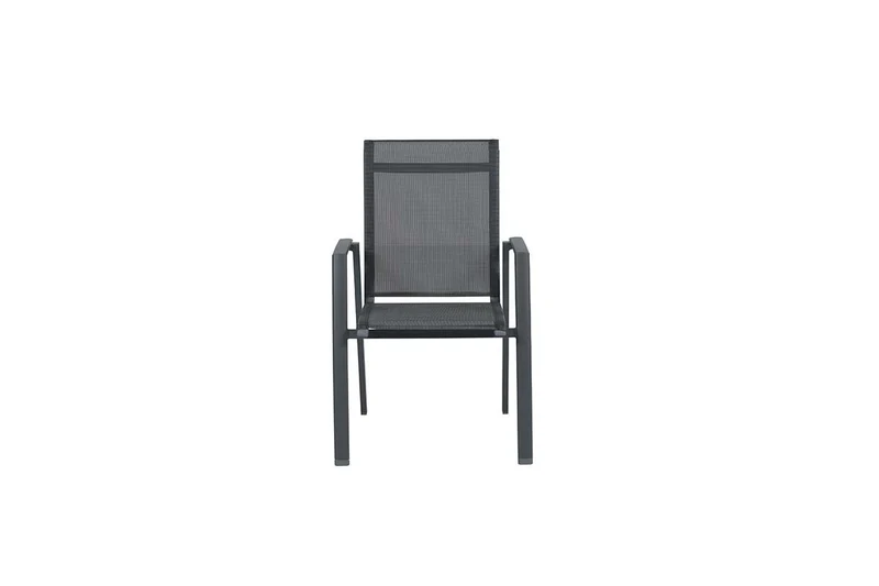 Garden Impressions Gala tuinstoelen set van 4 carbon black