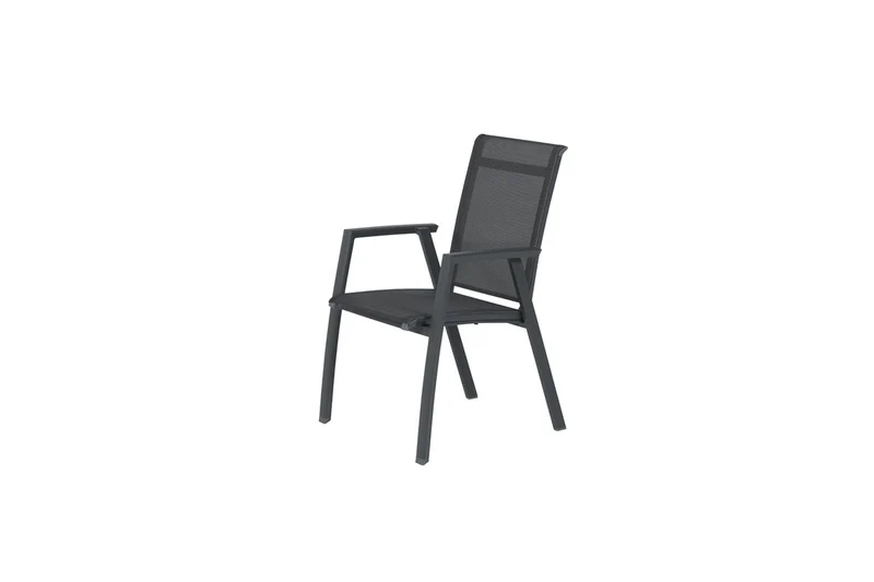 Garden Impressions Gala tuinstoelen set van 4 carbon black