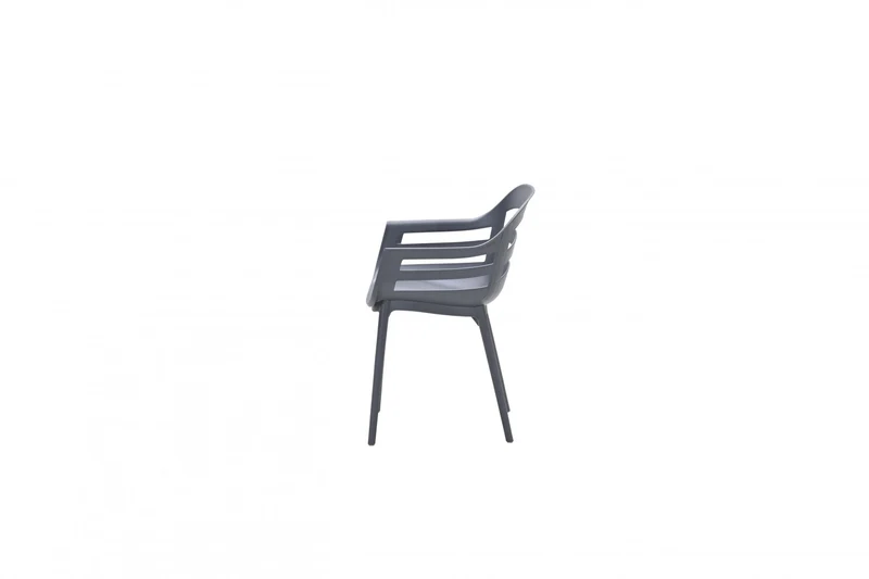 Garden Impressions Ceasar tuinstoelen set van 4 antraciet
