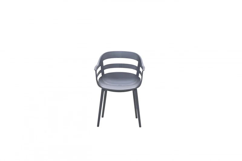 Garden Impressions Ceasar tuinstoelen set van 4 antraciet