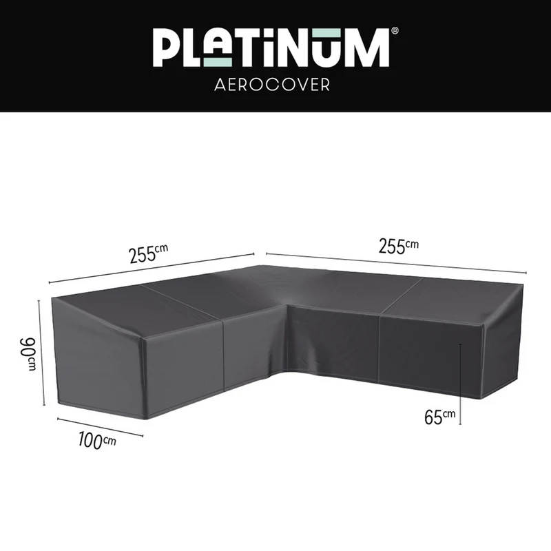 Platinum AeroCover Loungesethoes hoekset 255x255x100xH65/90