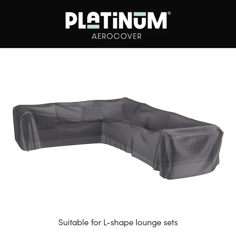 Platinum AeroCover Loungesethoes hoekset links 400x300x100xH70