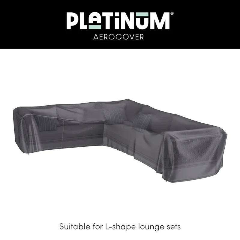 Platinum AeroCover Loungesethoes hoekset links 355x275x100xH70