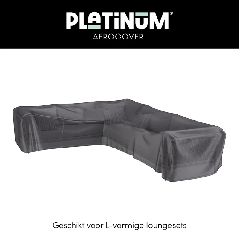 Platinum AeroCover Loungesethoes hoekset links 355x275x100xH70