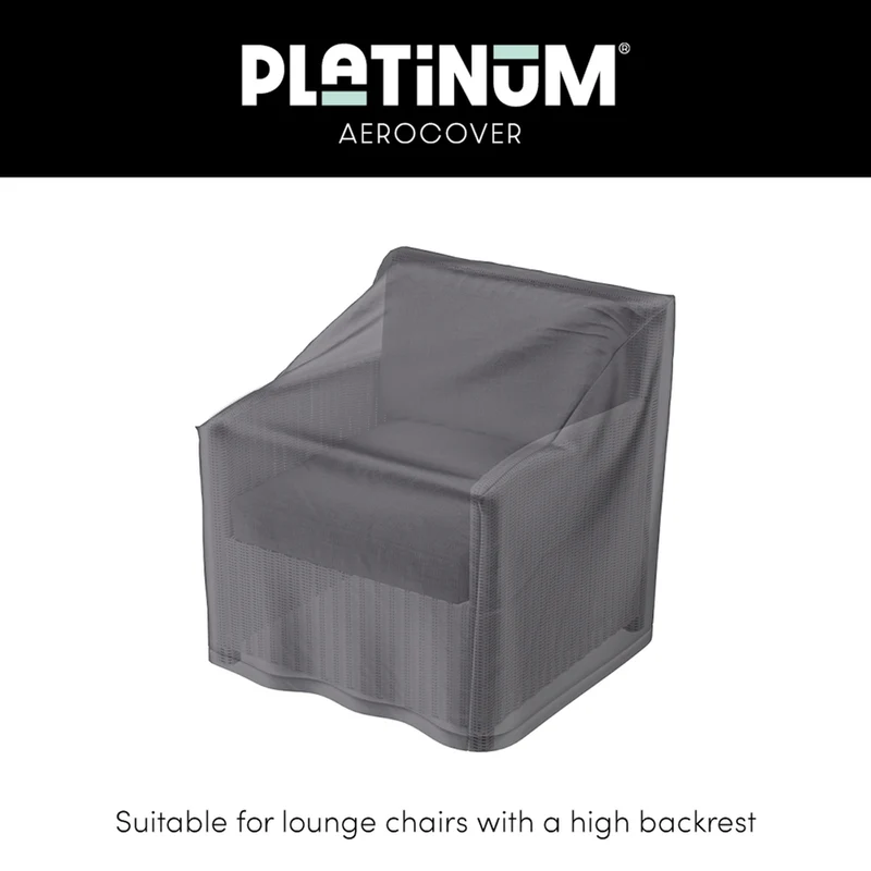 Platinum AeroCover Loungestoelhoes hoge rug XL 75x78xH65/100