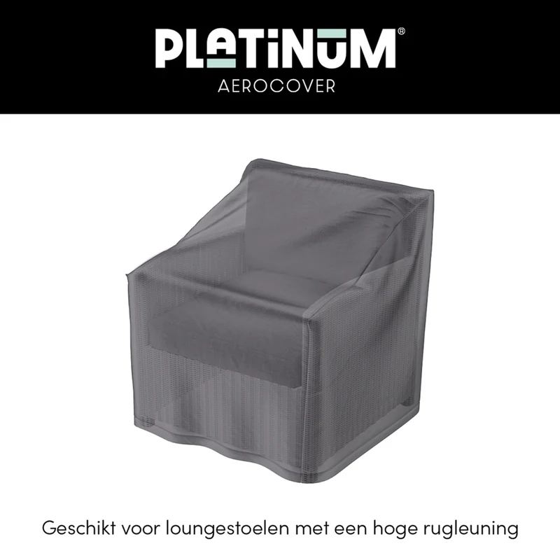 Platinum AeroCover Loungestoelhoes hoge rug XL 75x78xH65/100