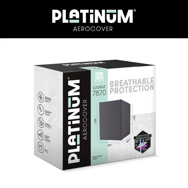 Platinum AeroCover strandstoelhoes 128x105xH140/160