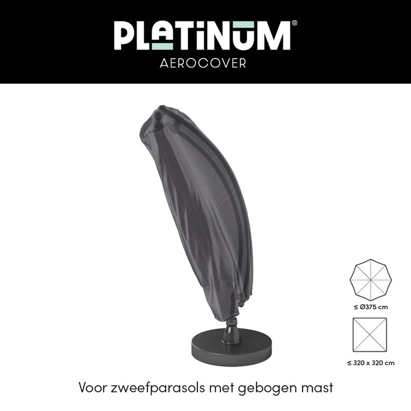 Platinum AeroCover Zweefparasolhoes H250x85