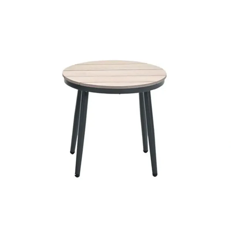 Garden Impressions Margriet bijzettafel Ø50xH48 cm - taupe - light teak look