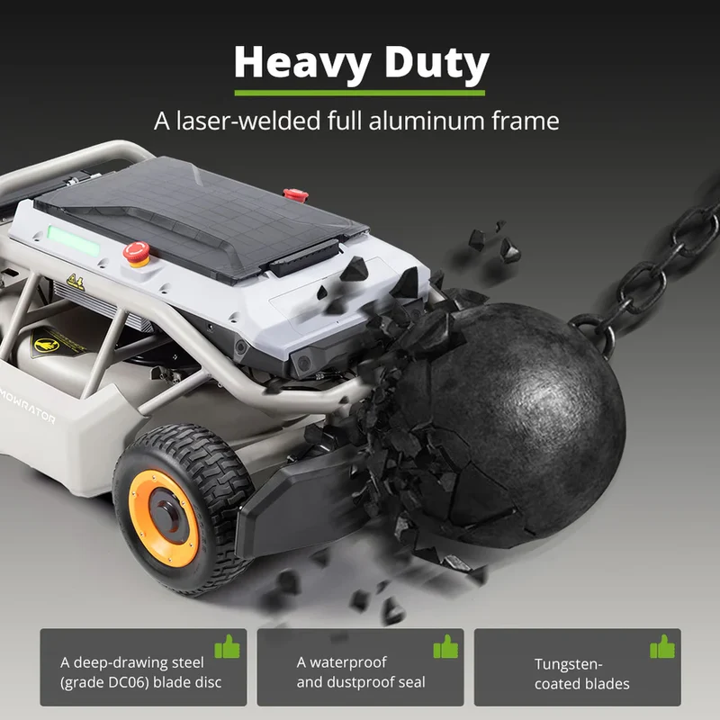 Mowrator S1 Allrad/4WD 75% Steigung