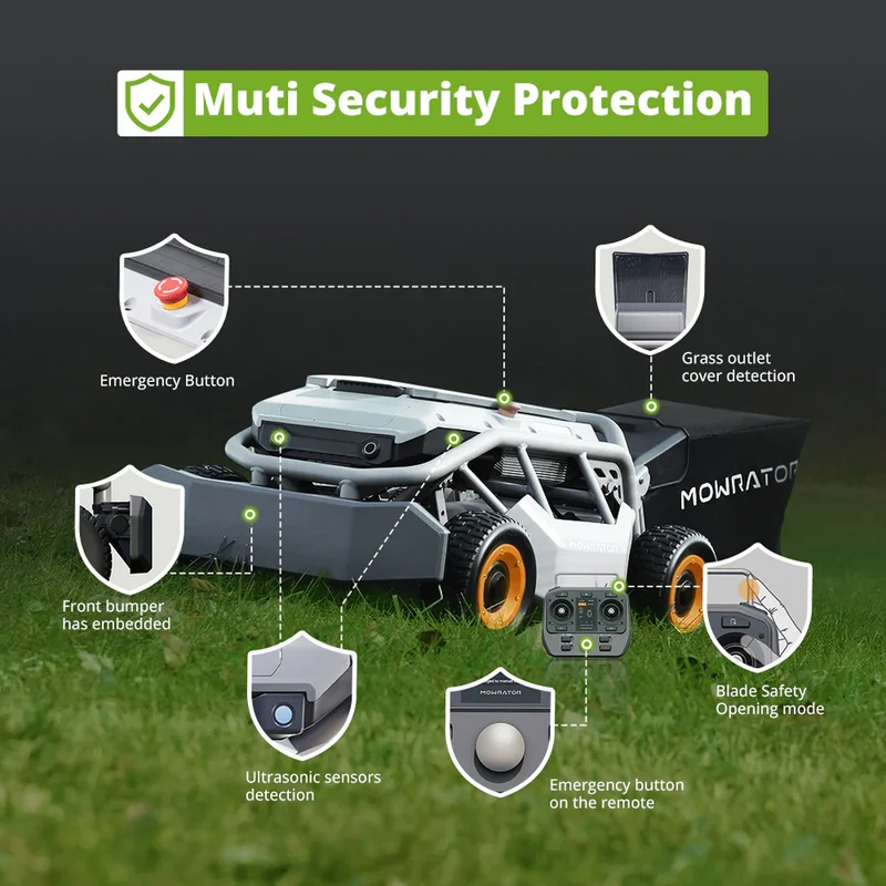 Mowrator S1 Allrad/4WD 75% Steigung