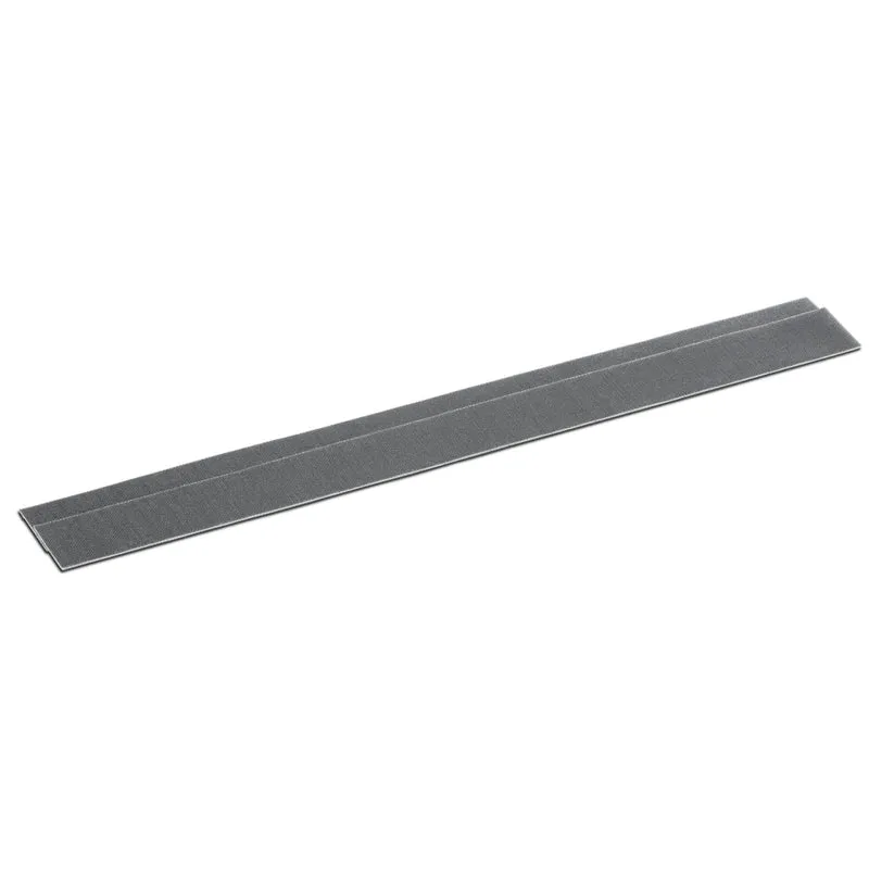 Klettverbindung, grau, 650 mm, 2 x