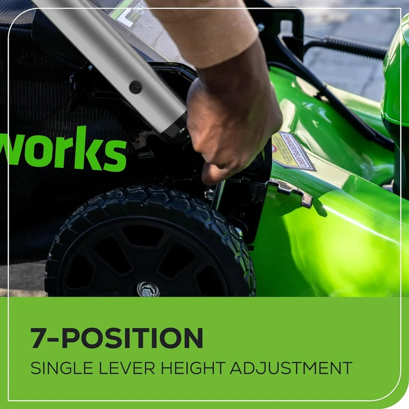 OPEN BOX 80V 21" Cordless Battery 4-in-1 Self-Propelled Lawn Mower: 4.0 Ah Battery and Charger, LM2108S