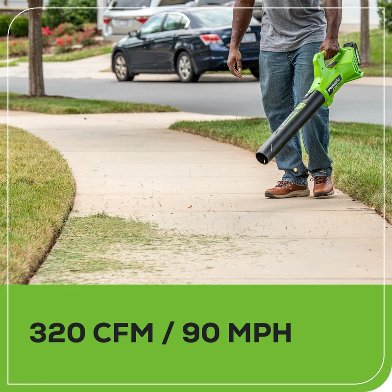 OPEN BOX 48V (24V x 2) 21" Cordless Battery Self-Propelled Mower, 12" String Trimmer and 320 CFM Blower Combo Kit: (2) 5.0Ah Batteries and Chargers