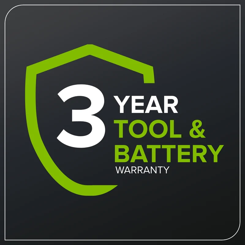 24V 12" Brushless Cordless Battery String Trimmer / Edger: (1) 3.0 Ah USB-C Battery, (1) 65W USB-C Charger, (1) 100W 3' Cable, (1) Plastic Blade Head, (10) Plastic Blades