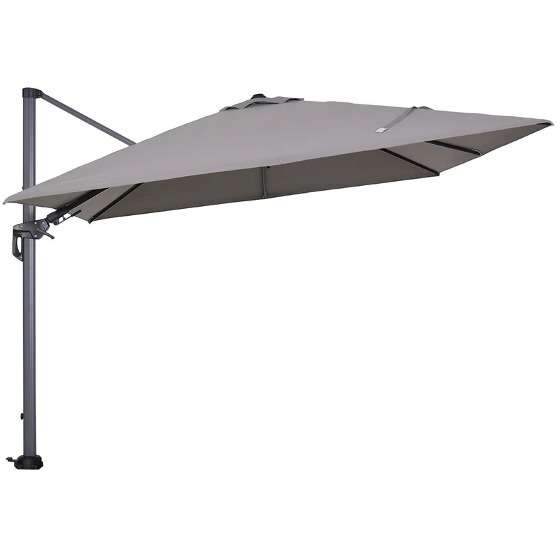 Garden Impressions Hawaii parasolset 300x300 lichtgrijs 90 kg