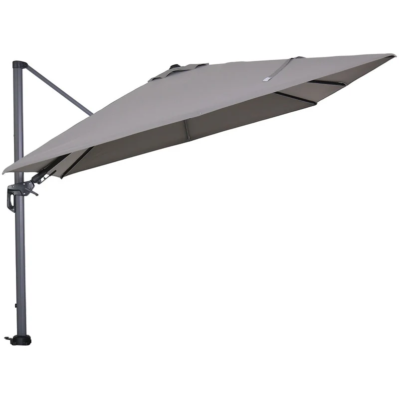 Garden Impressions Hawaii parasolset 300x300 lichtgrijs 90 kg