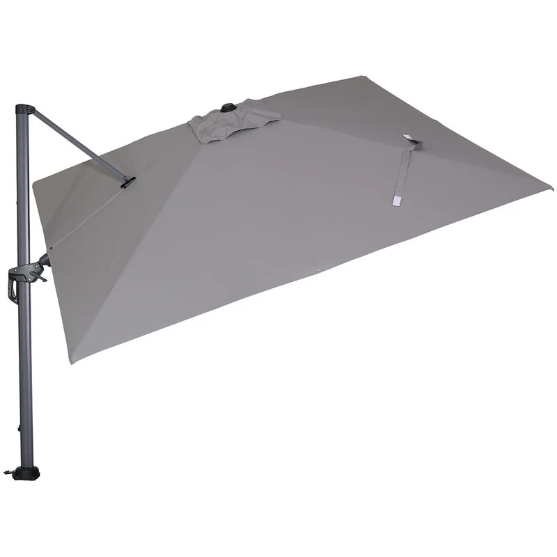Garden Impressions Hawaii parasolset 300x300 lichtgrijs 90 kg