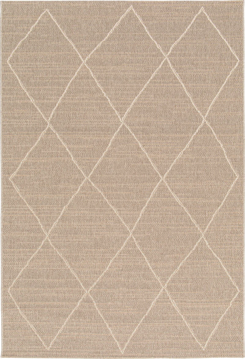 Garden Impressions Diamonds buitenkleed - 160x230 cm - taupe