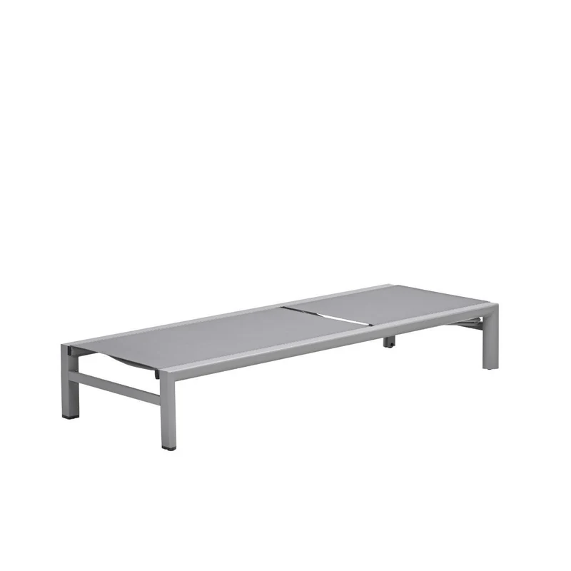 Garden Impressions Salsa aluminium ligbed - taupe - taupe textileen