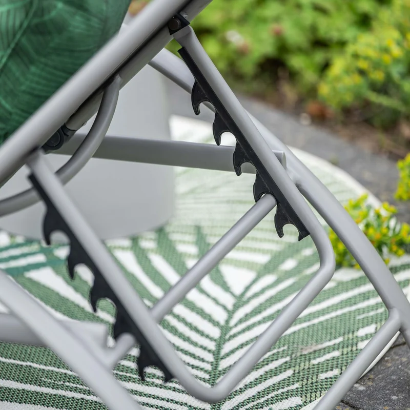 Garden Impressions Limone aluminium ligbed - taupe - taupe textileen