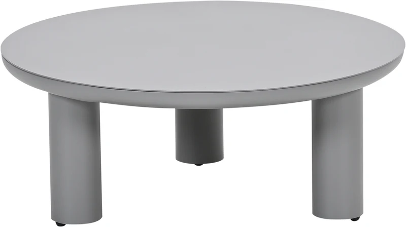 Garden Impressions Elefanti aluminium lounge tafel - Ø80xH32 cm - taupe