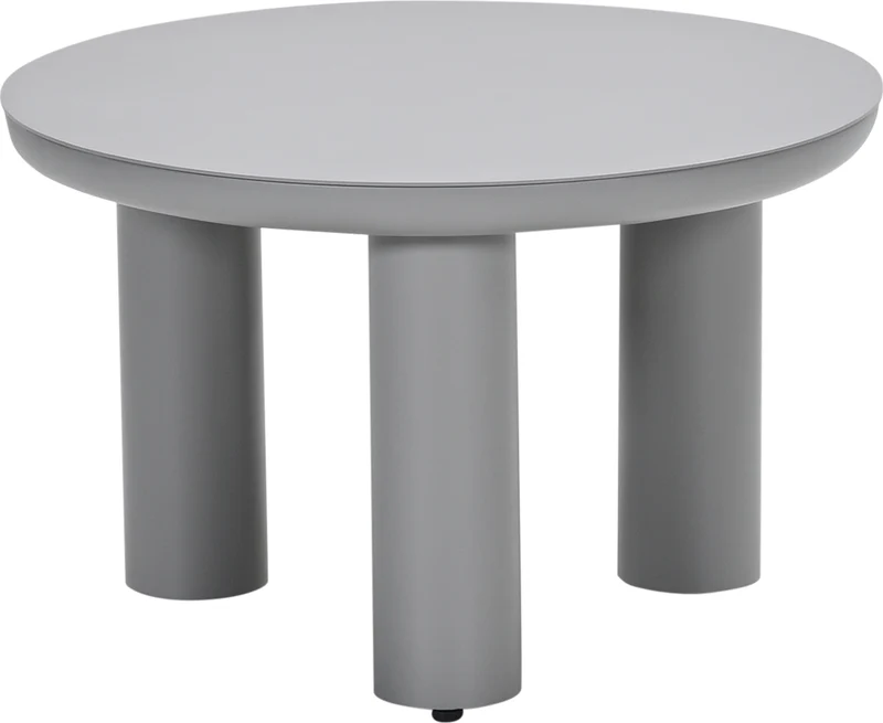 Garden Impressions Elefanti aluminium lounge tafel - Ø60xH38 cm - taupe
