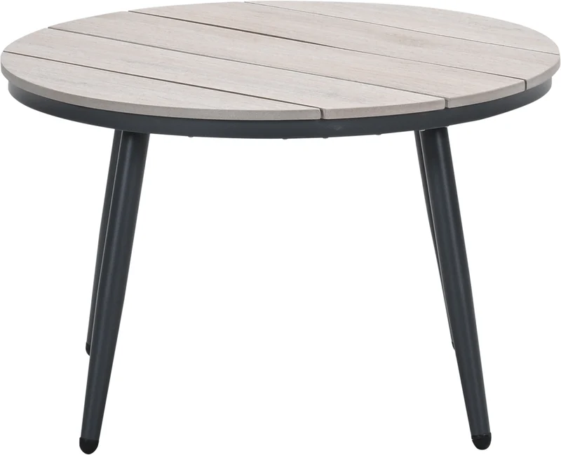 Garden Impressions Margriet loungetafel rond- Ø70xH45 cm - carbon black