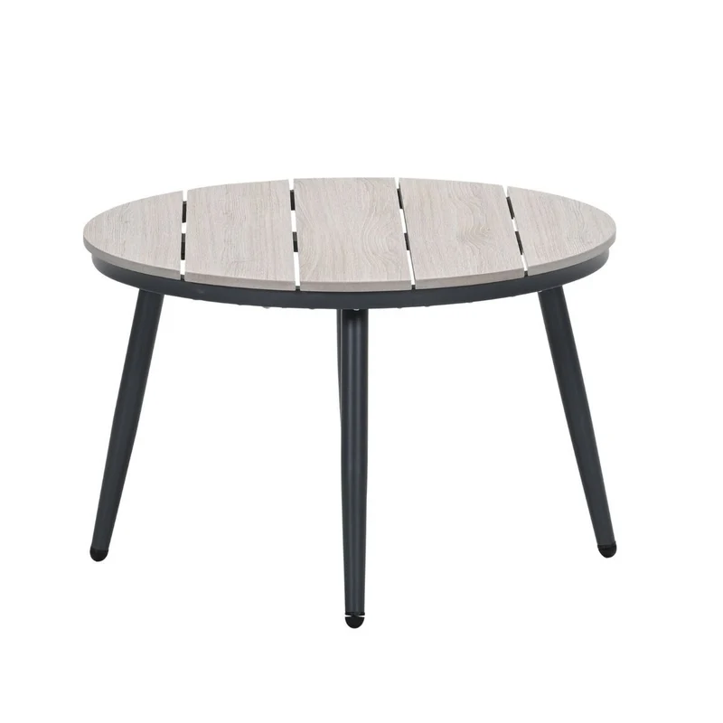 Garden Impressions Margriet loungetafel rond- Ø70xH45 cm - carbon black