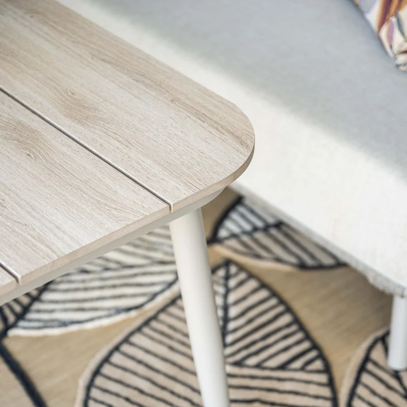 Garden Impressions Margriet lounge-dining tuintafel - 160x90 cm - taupe
