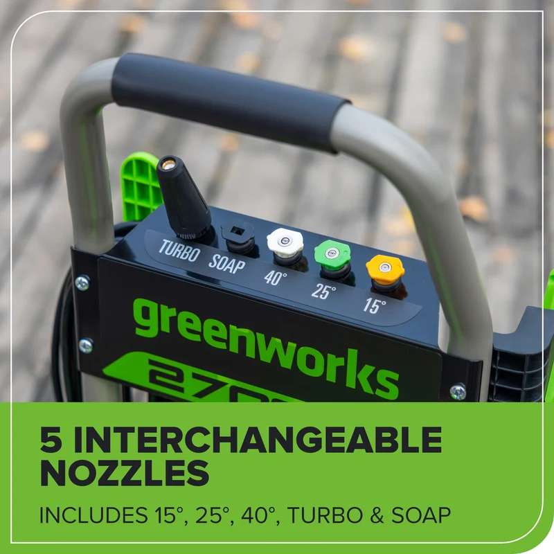 2700 PSI 1.2 GPM Cold Water Electric Pressure Washer