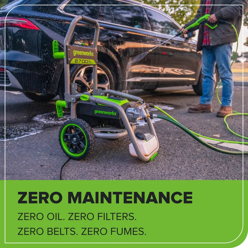 2700 PSI 1.2 GPM Cold Water Electric Pressure Washer