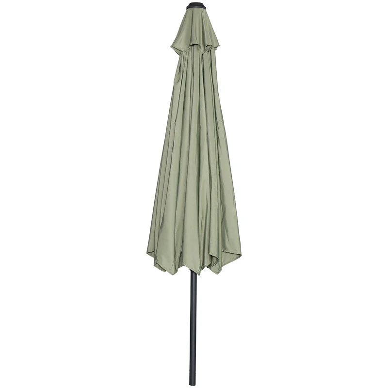 Garden Impressions Lotus parasol - Ø300 cm - carbon black - olijf