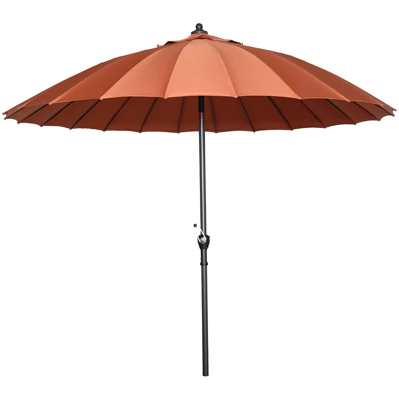 Garden Impressions Manilla parasol - Ø250 cm - carbon black - koper