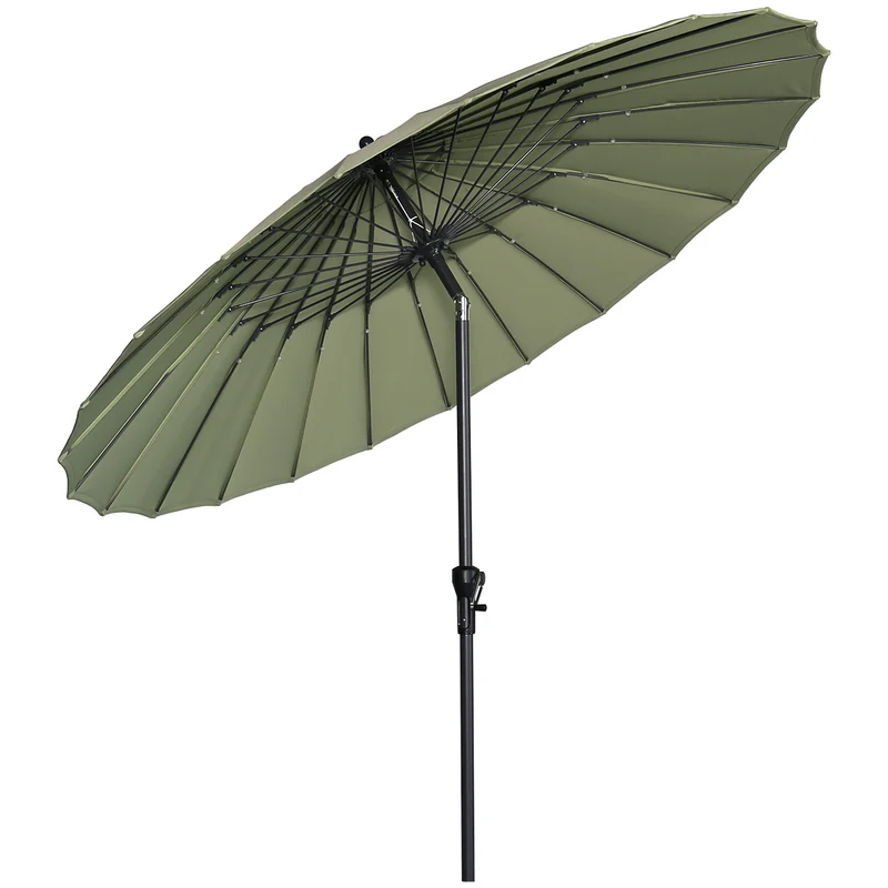 Garden Impressions Manilla parasol - Ø250 cm - carbon black - olijf
