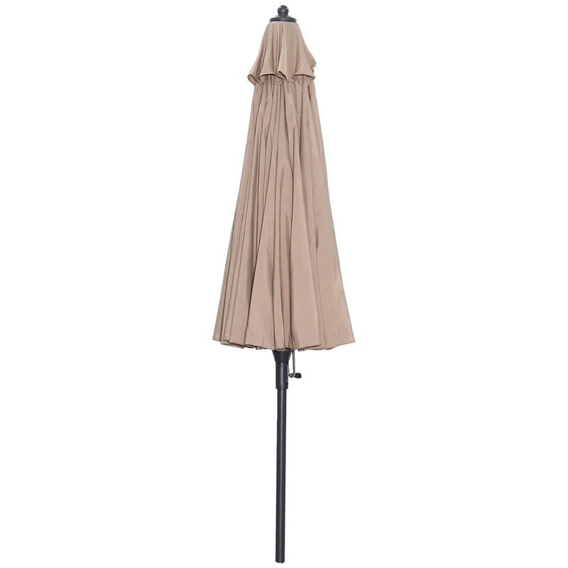 Garden Impressions Manilla parasol - Ø250 cm - carbon black - taupe