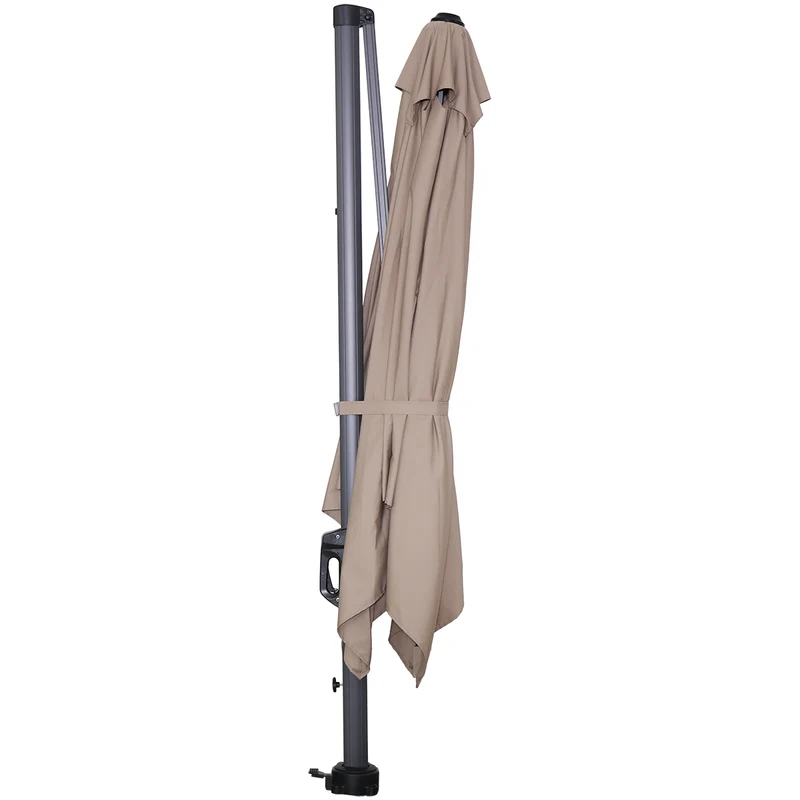 Garden Impressions Hawaii Lumen parasol - 300x300 cm - taupe