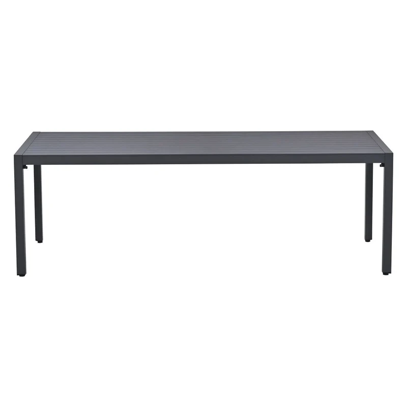 Garden Impressions Felini tuintafel aluminium - 220x93xH72 cm - carbon black
