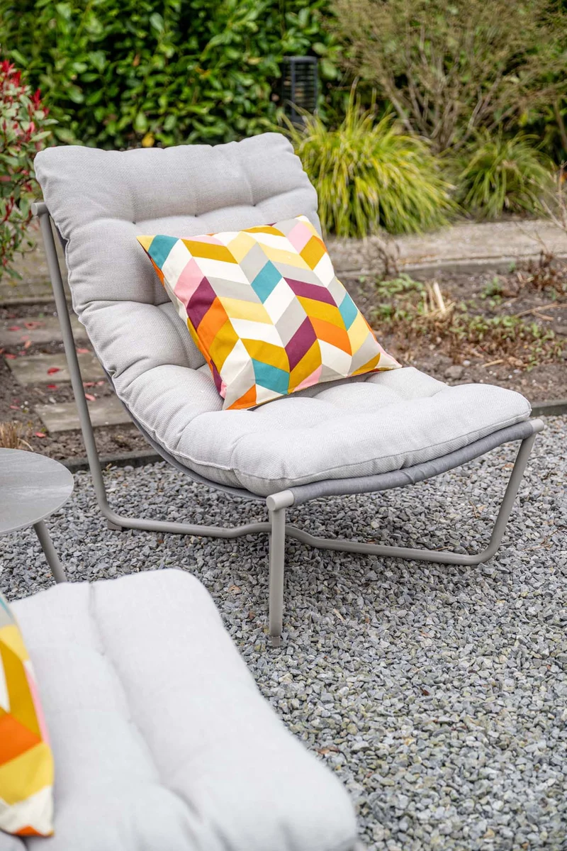 Garden Impressions Danzig 3-delige loungestoelen set taupe