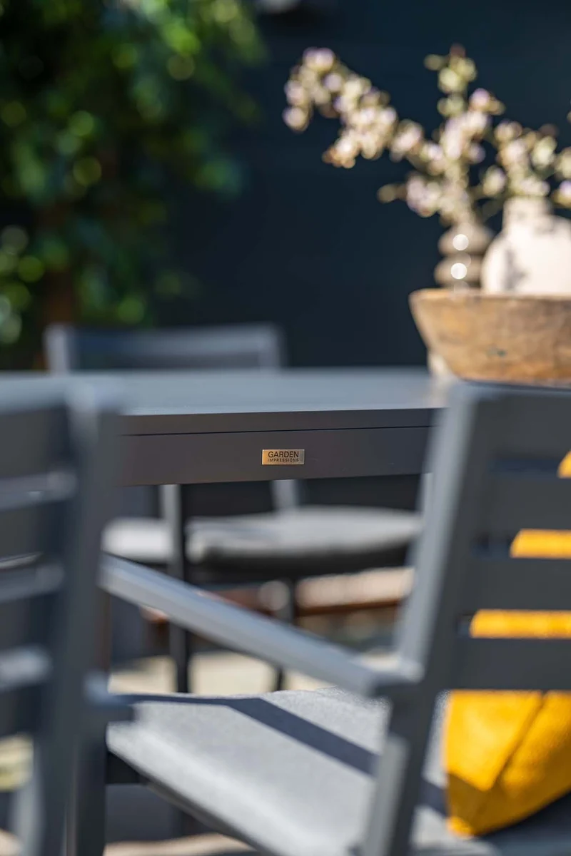 Tuinset Oklahoma stoelen - 4 stuks - met tuintafel Gosford - Garden Impressions